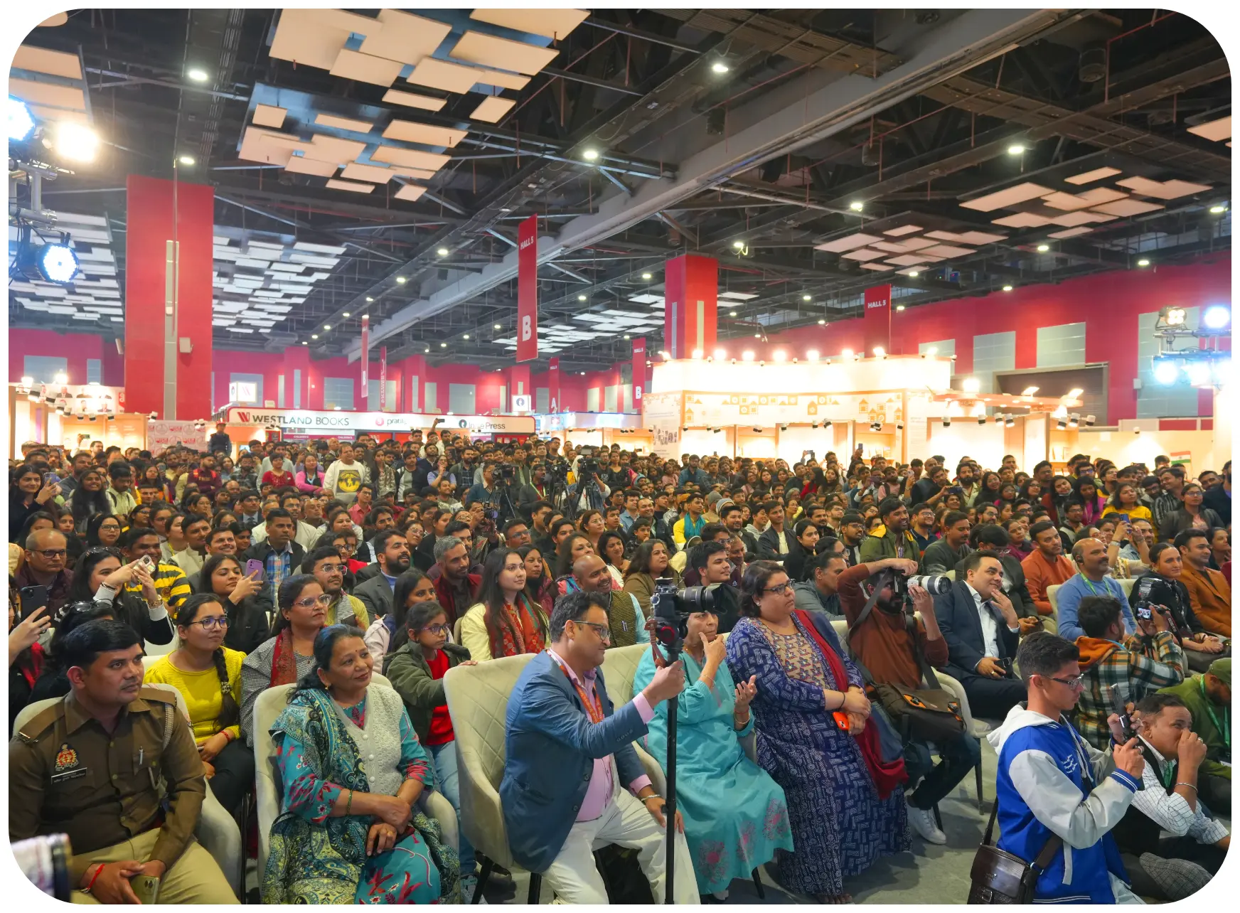 Audience at Bharat Lit Fest